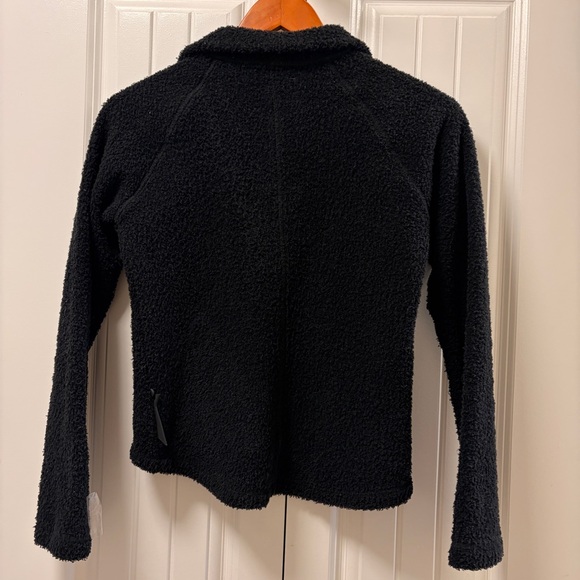 Cop. Copine Paris Y2K Grunge Fleece Zip Jacket Black– Size 36 (XS) - Picture 9 of 13